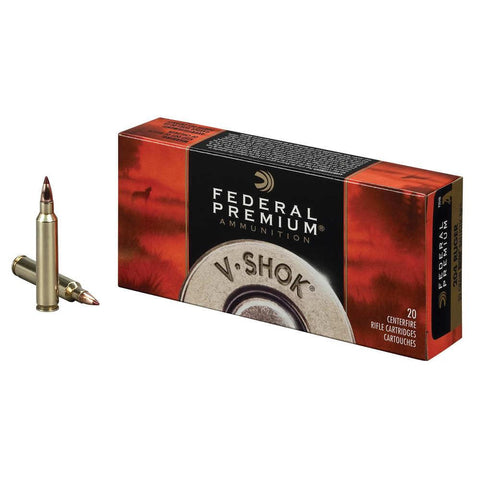 V-shok&reg; Ammunition - .204 Ruger Nosler&reg; Ballistic Tip&reg; - 32 Grain