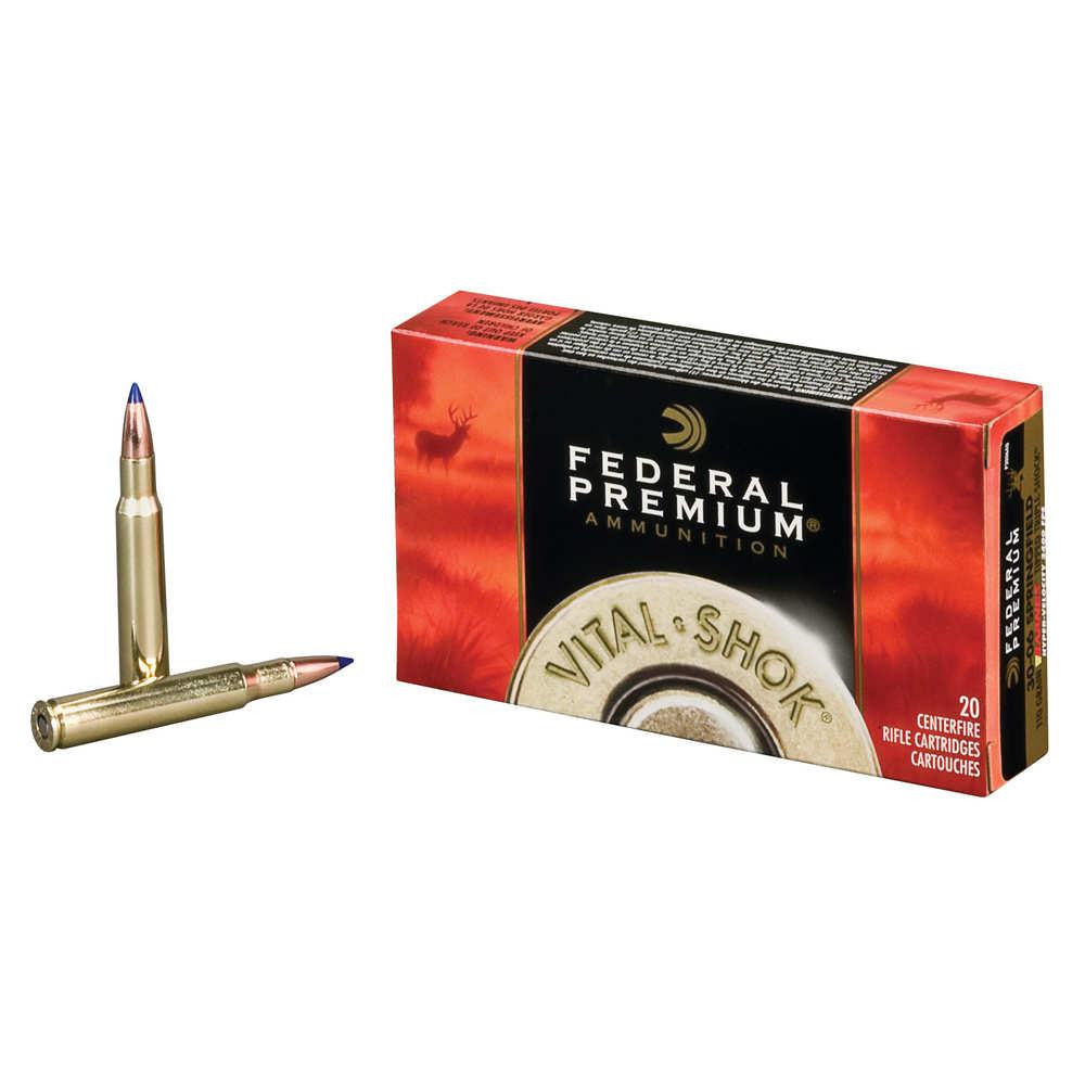 Vital-shok&reg; Ammunition - .30-06 Springfield (7.62x63mm) - Nosler&reg; Partition&reg; - 165 Grain