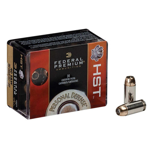 Premium Personal Defense 9mm Luger Ammunition, 124 Grain, Hst, 20 Rounds-box