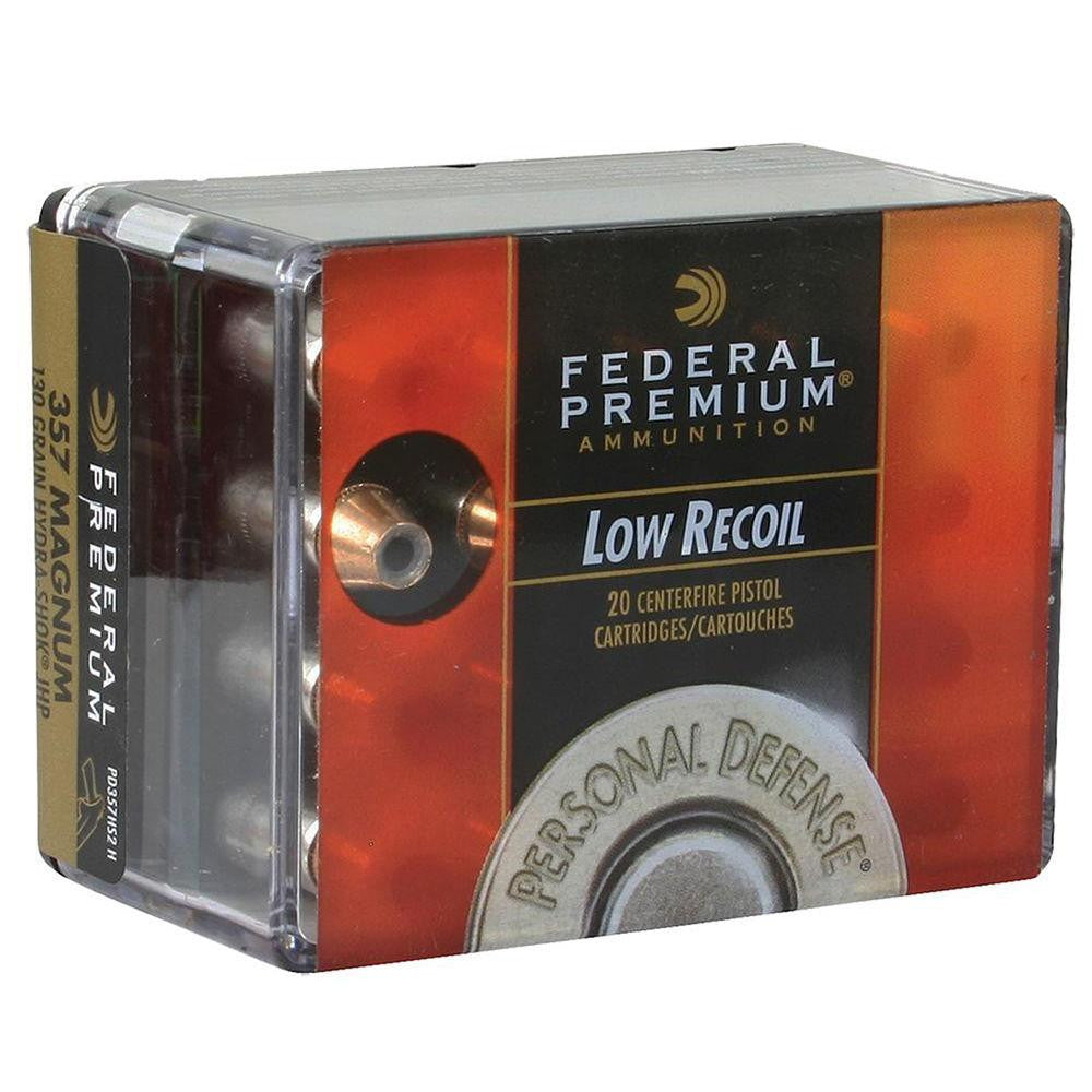 Premium&reg; Personal Defense&reg; (lr) Ammunition - .357 Magnum - Hydra-shok&reg; Jacketed Hollow Point - 130 Grain