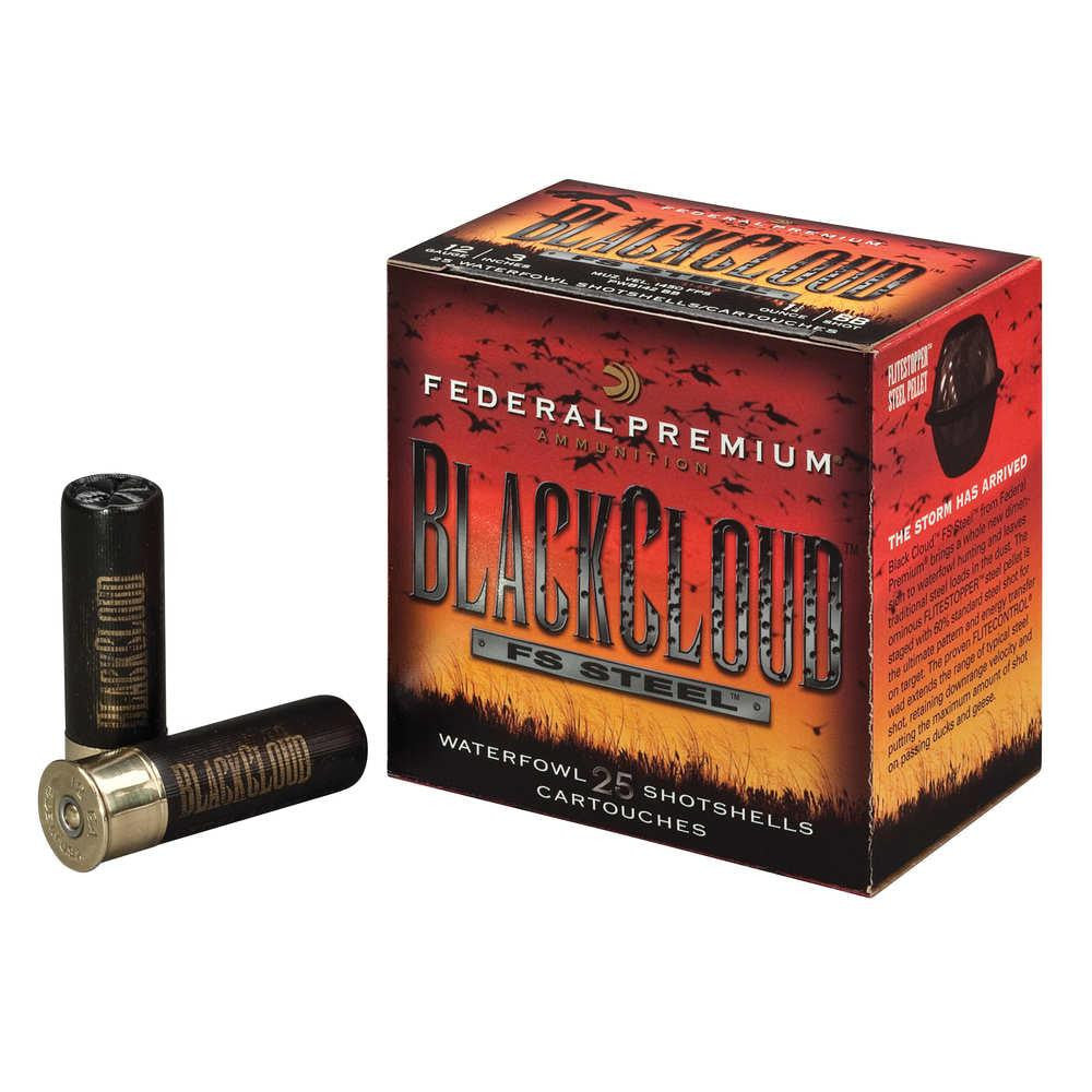 Case Of 10 Black Cloud&reg; Fs Steel&reg; Shotshells - 12 Gauge - 3" - 1 1-4 Ounce - Bbb Shot