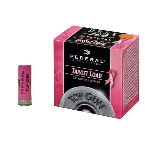 Top Gun&reg; Target Shotshells - 12 Gauge - 2 3-4 Inch - 1 1-8 Ounce - #8 Shot - Pink