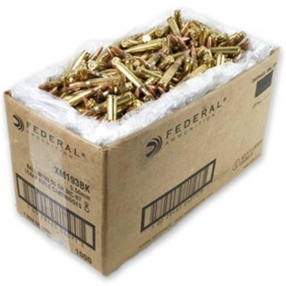 Federal&reg; Ammunition - 5.56mm Nato - Full Metal Jacket Boat-tail - 55 Grain