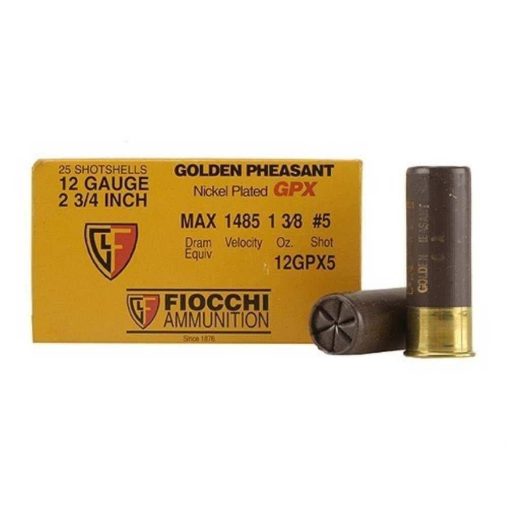 Golden Pheasant Loads - 12 Gauge, 2.75 Inch, Shot Size 5