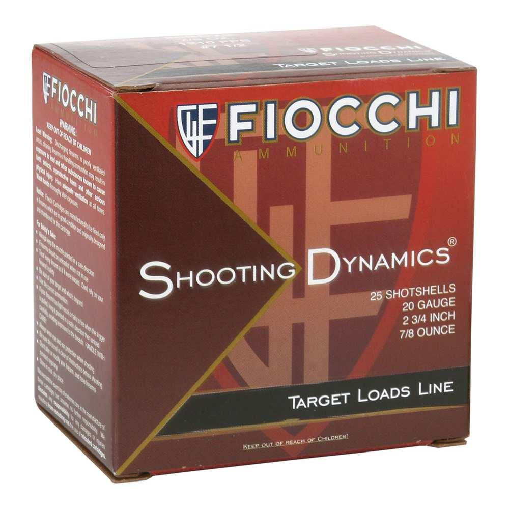 20 Gauge Shotshells 2.75" .875oz.  #7.5 Shot - 25 Rounds