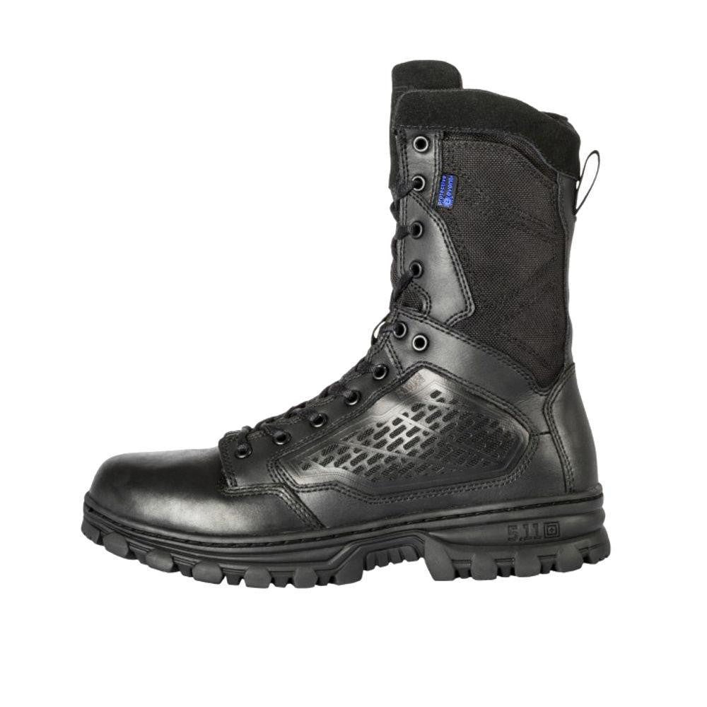 Evo 8" Waterproof Boot With Sidezip - Black, 10.5w