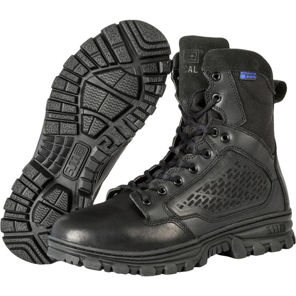 Evo 6" Waterproof Boot With Sidezip - Black, 10.5w