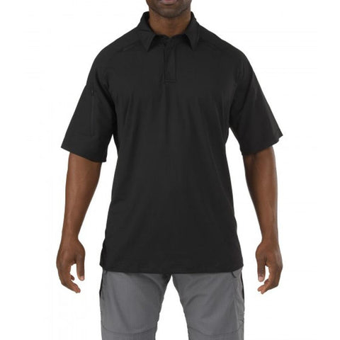 Rapid Performance Short Sleeve Polo - Black, Large