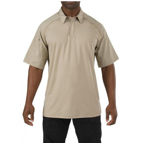 Rapid Performance Short Sleeve Polo - Silver Tan, Large