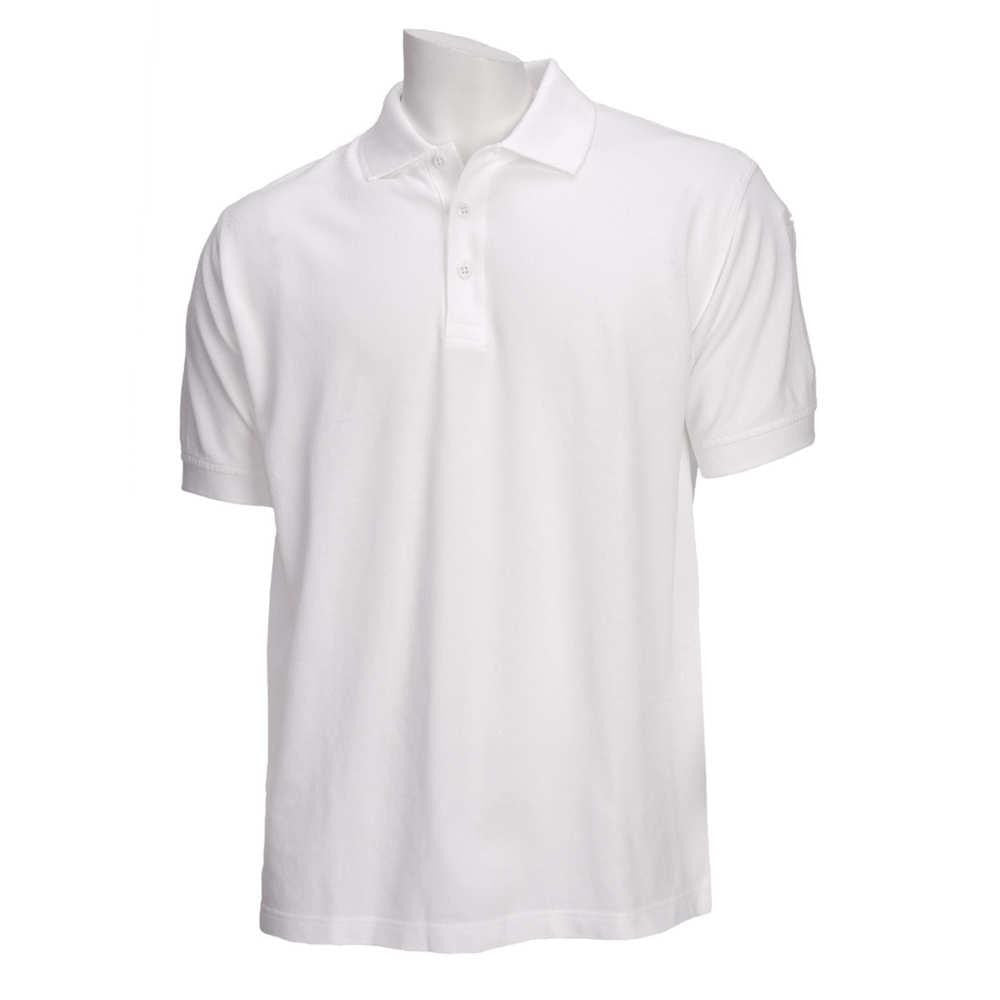 Professional Short Sleeve Polo - White, Large