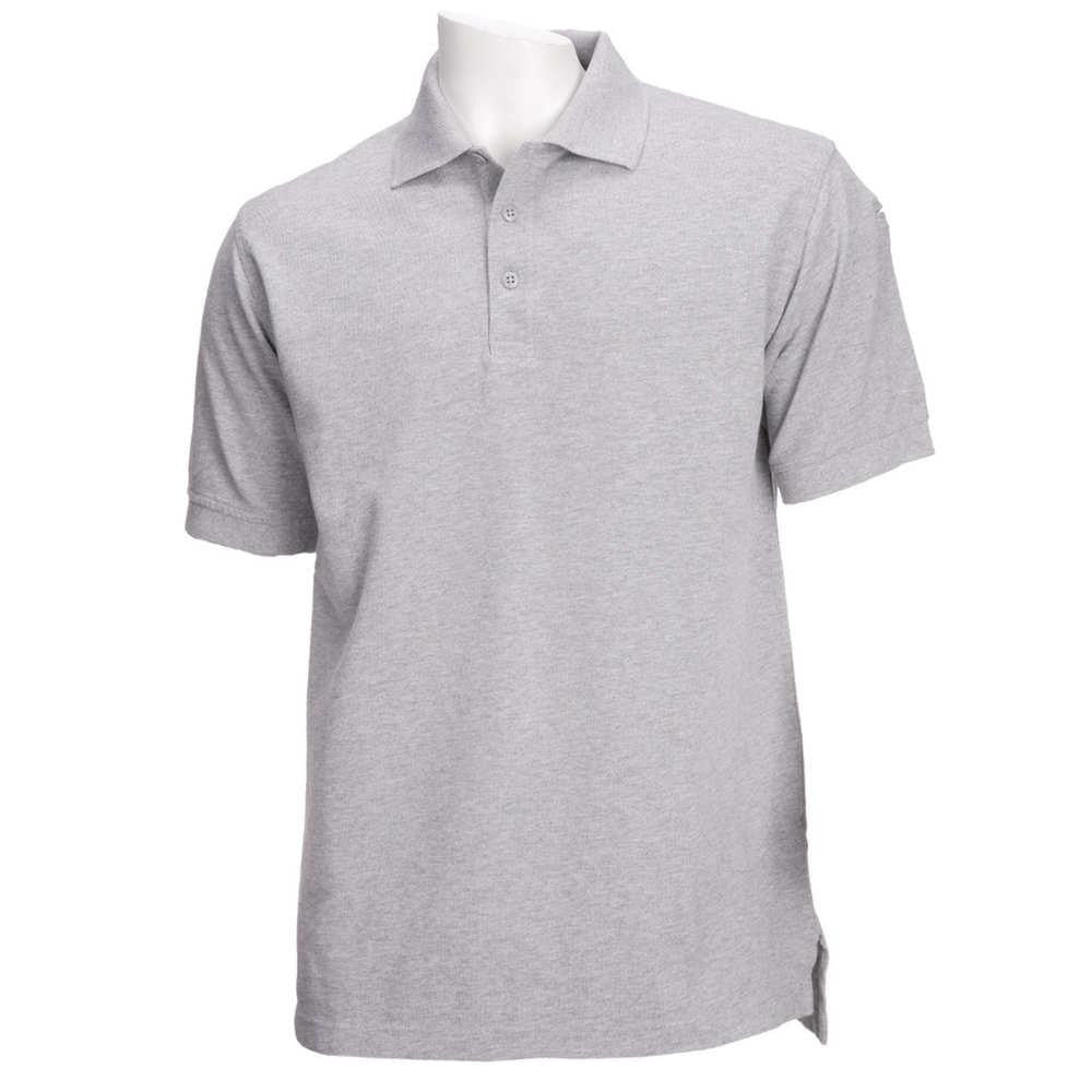 Professional Short Sleeve Polo - Heather Grey, Large