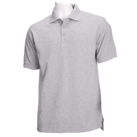 Professional Short Sleeve Polo - Heather Grey, Large