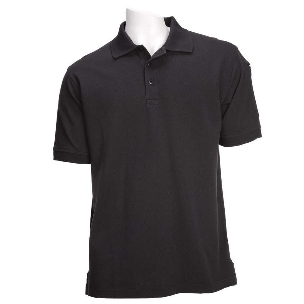 Professional Short Sleeve Polo - Black, Large