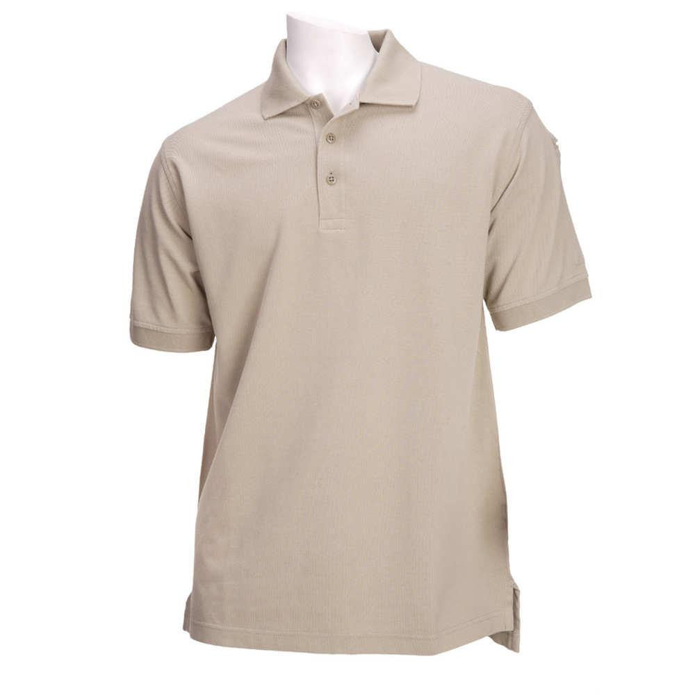 Professional Short Sleeve Polo - Silver Tan, Small