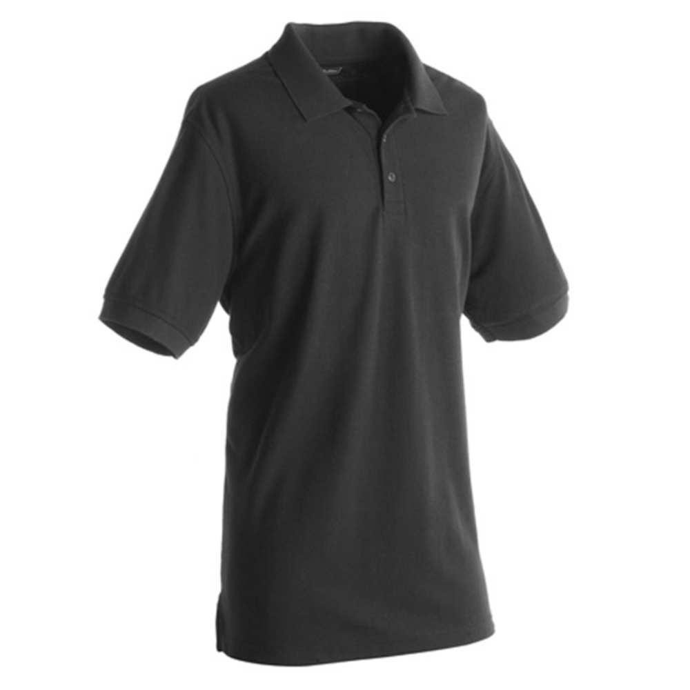 Utility Short Sleeve Polo - Black, 2x-large