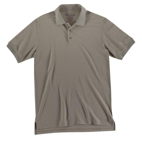 Utility Short Sleeve Polo - Silver Tan, Large