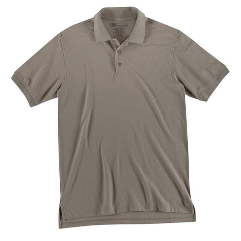 Utility Short Sleeve Polo - Silver Tan, Small