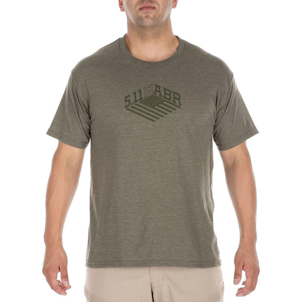 Stronghold Tee - Miliary Green Heather, Large