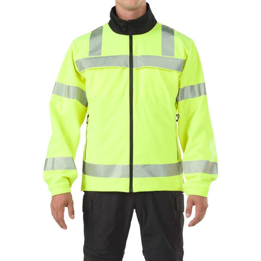 Revrse Sft Shl Jacket Hivis Yellow 2xl