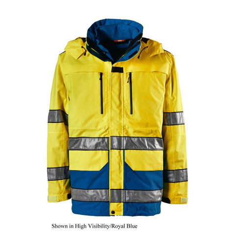 First Respondr Hivis Jkt Dk Nvy 2x-lrg