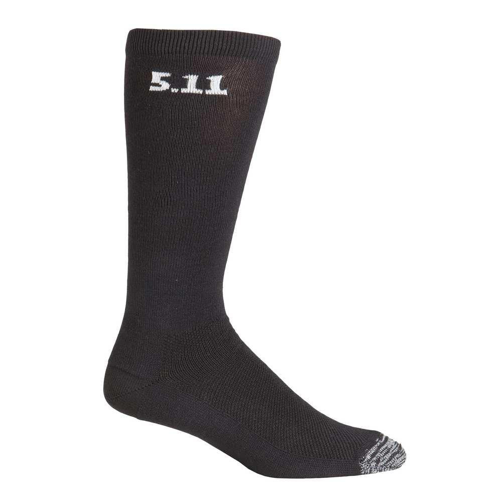 Sock 9in 3pk Black L