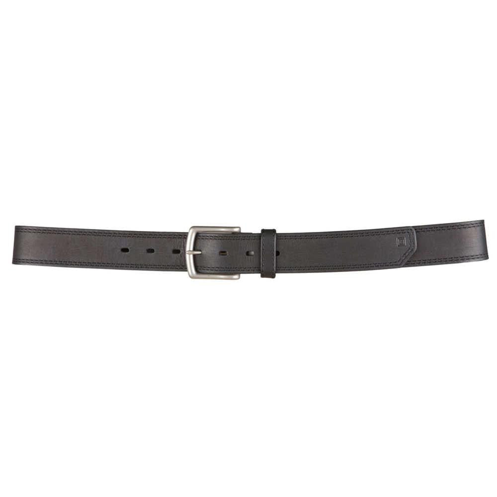 1.5" Arc Leather Belt - Black, Large