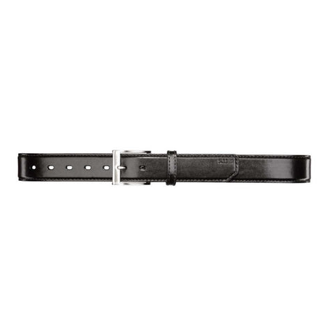 Leather Belt Pln 1.5in Blk 2xl