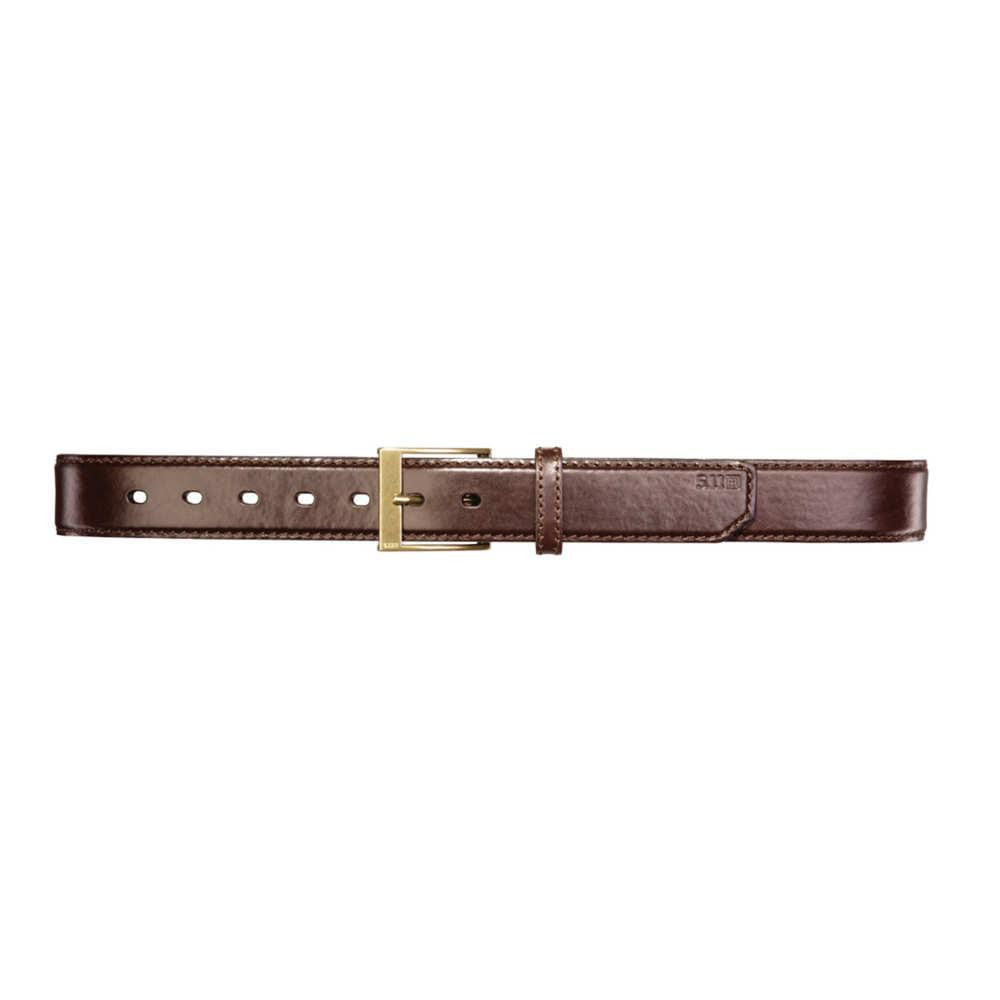 Leather Belt Pln 1.5in Brn 3xl