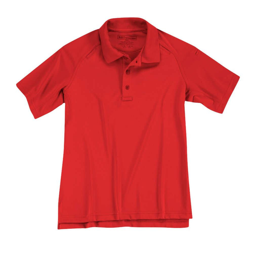 Perf Polo Ss Wmn Range Red L