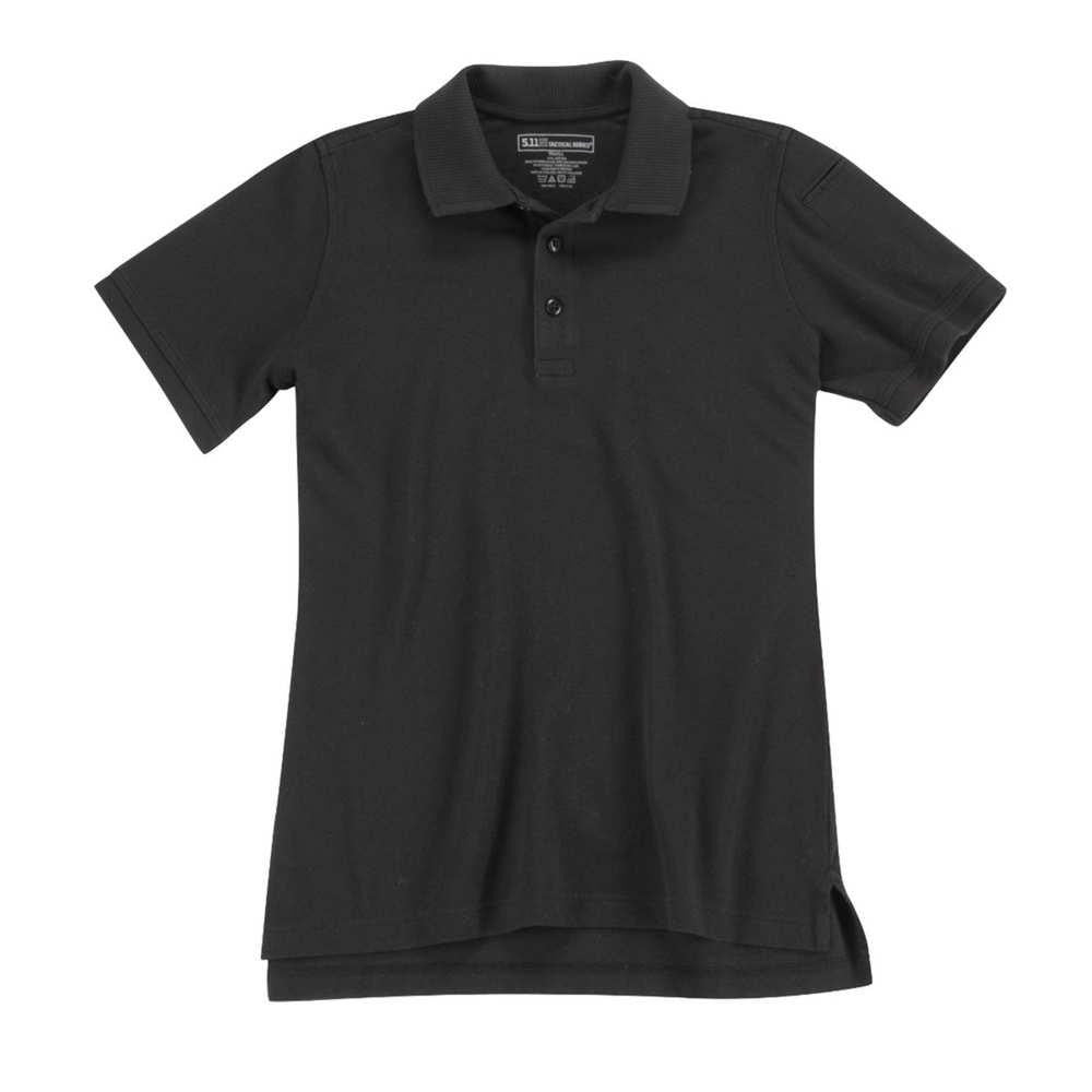 Professional Polo Ss Women Black Med