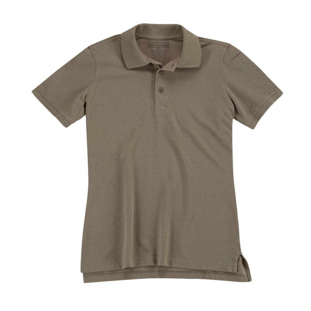 Professional Polo Ss Women Silver Tan Sm