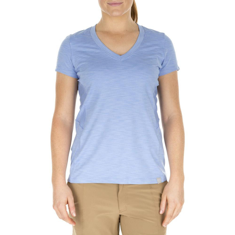 Zig Zag V-neck Skyway Medium