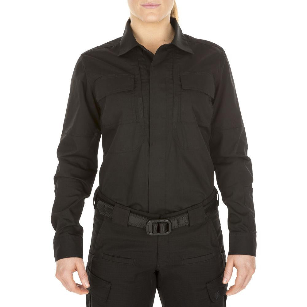 Wmn Ls Taclite Tdu Shirt Black L