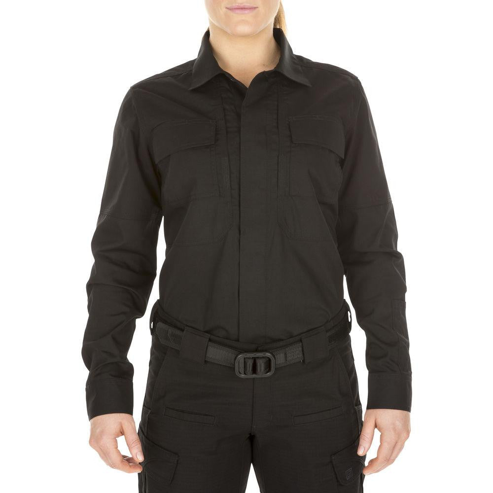 Wmn Ls Taclite Tdu Shirt Black M