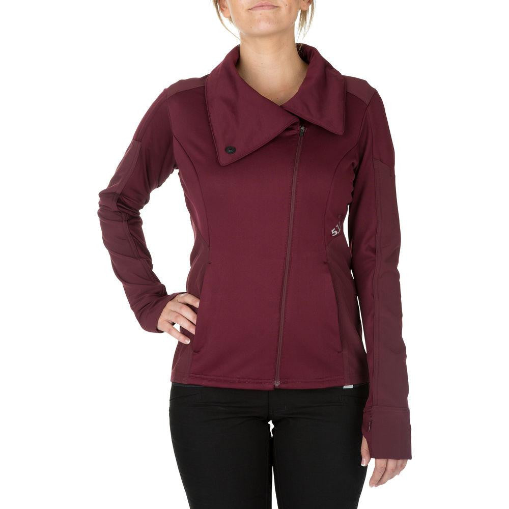 Kinetic Full Zip Garnet L