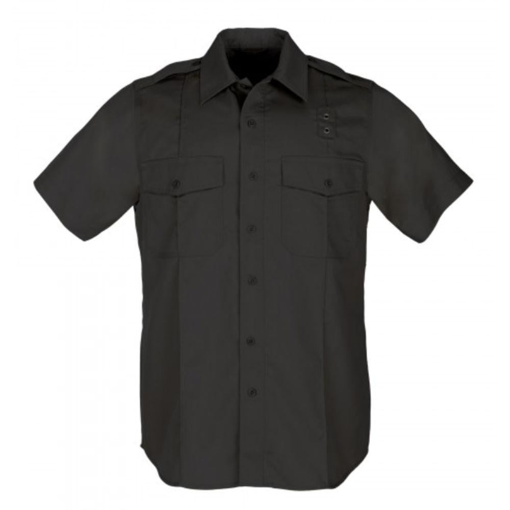 Pdu Ss A-cl Twill Shirt Black 2xl