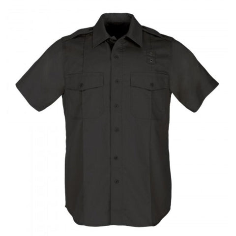 Pdu Ss A-cl Twill Shirt Black 2xl