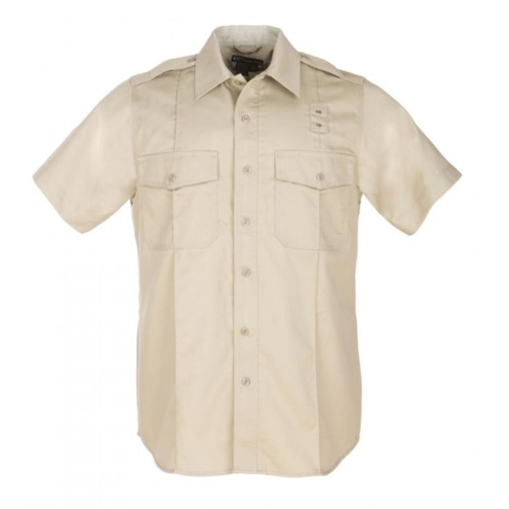 Pdu Ss A-cl Twill Shirt Tan 2xl