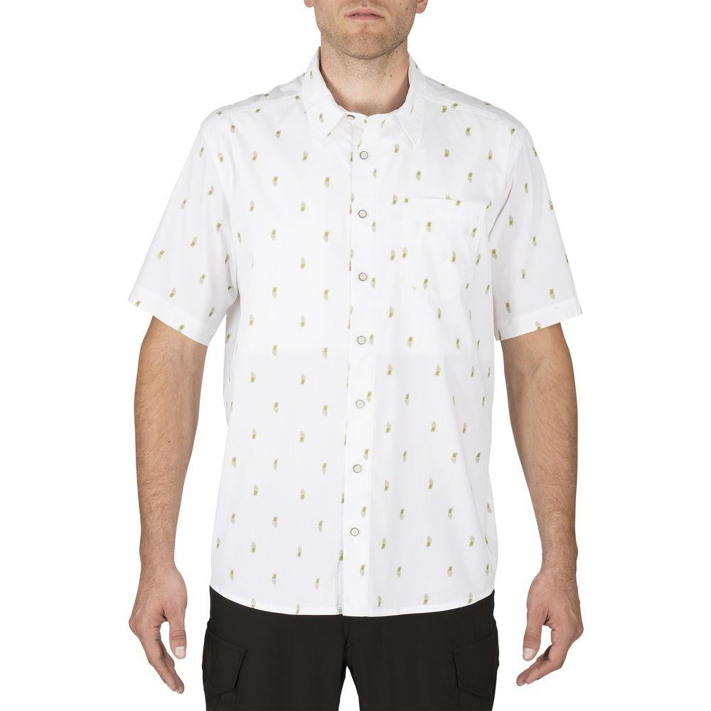 Five-o Covert Shirt White Large