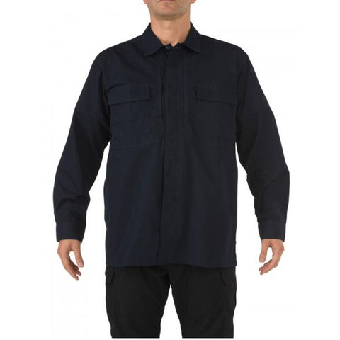 Tdu Shirt Long Sleeve Dark Navy Large