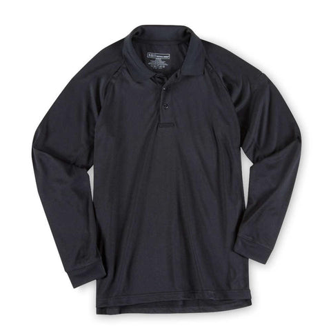 Perf Polo Ls Blk 2xl