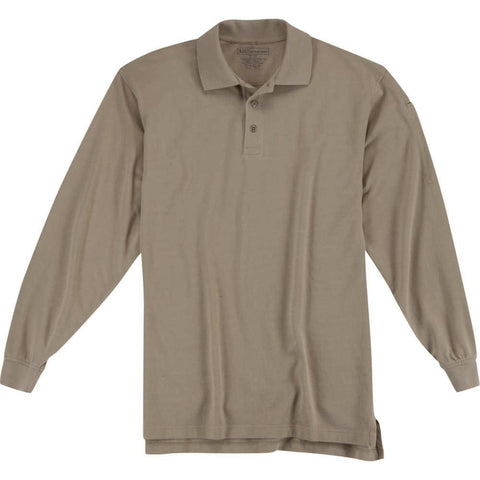 Utility Ls Polo Silver Tan Xs