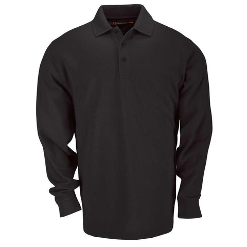 Tac Polo Ls Blk 2xl