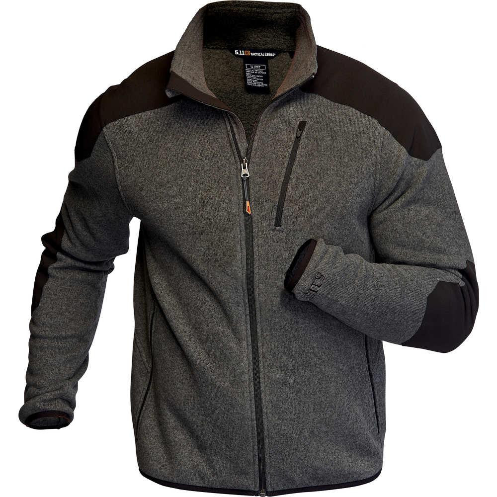 Tactical Full Zip Sweater Gun Powder 2xl