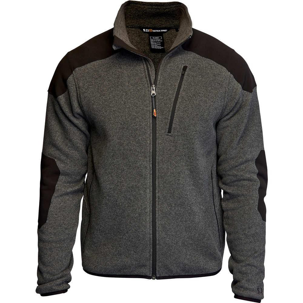 Tactical Full Zip Sweater Gun Powder Xs