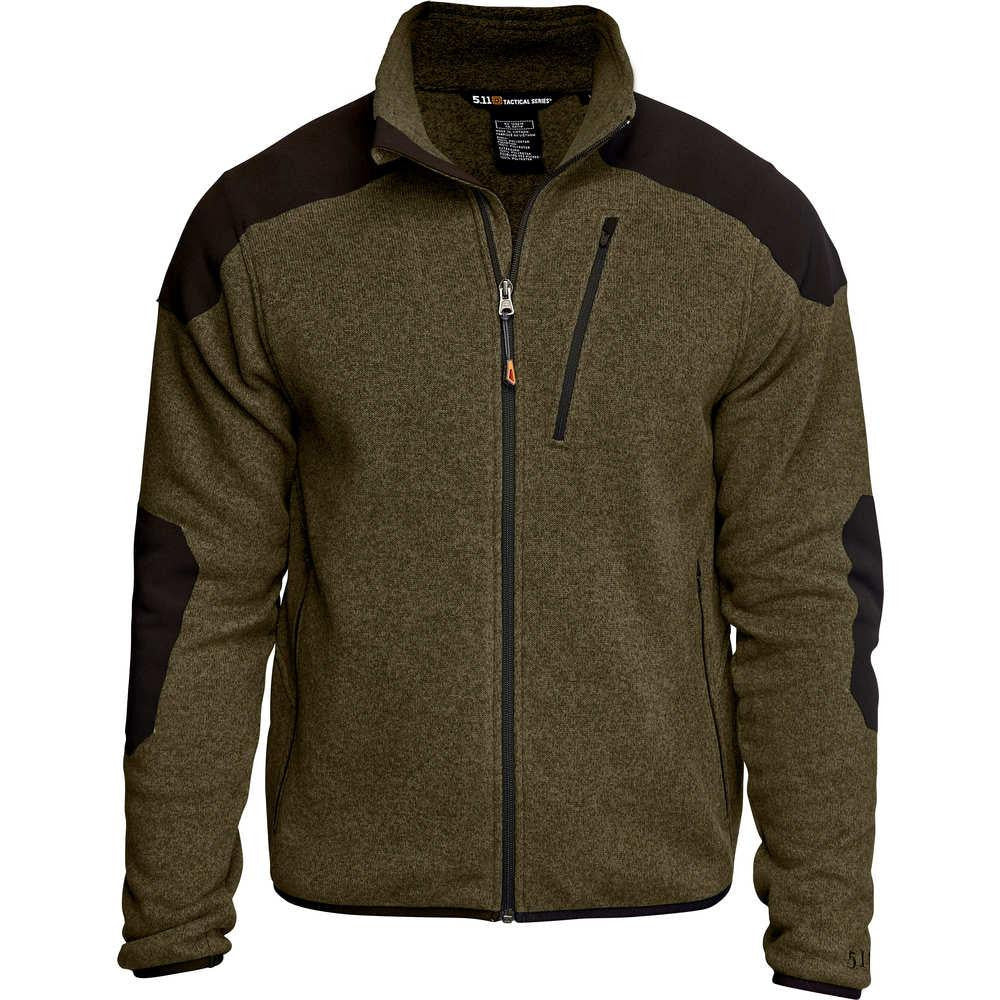 Tactical Full Zip Sweater Field Grn 2xl