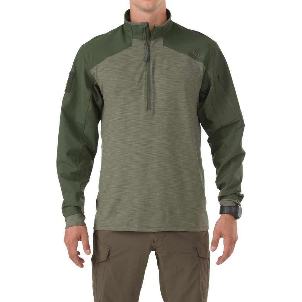 Rapid Response Quarter Zip Tdu Grn M