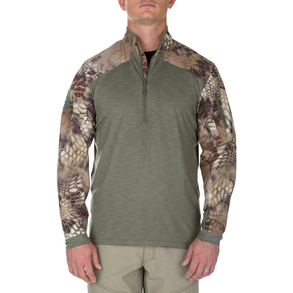 Rapid Half Zip Sage Green Xs