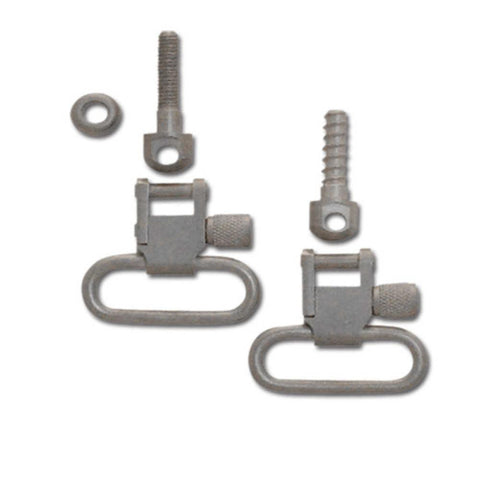 Gt&trade; Swivel Sets For Bolt Action Rifles - 1" Loops - Satin Nickel Finish