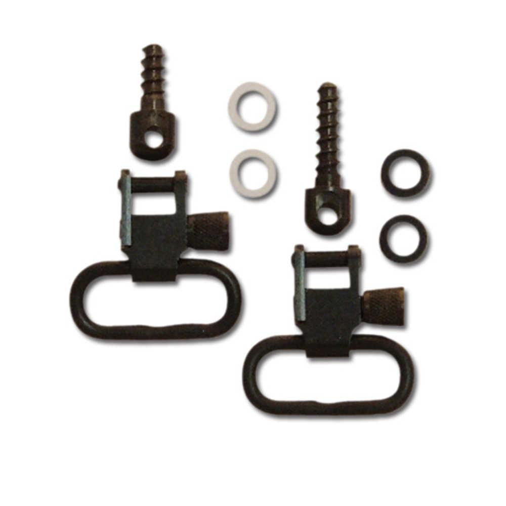 Gt&trade; Swivel Sets For Bolt Action Rifles, Wood Screw - 1" Loops - Black-oxide Finish